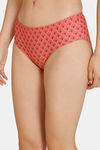 Zivame Zellij Dreams Low Rise Full Coverage Hipster Panty - Spiced Coral — thumbnail 5